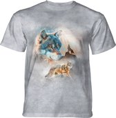 T-shirt Americana Wolf Collage XXL