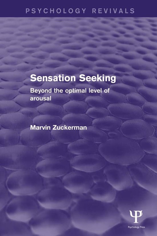 Sensation Seeking (Psychology Revivals) - cover