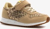 Blue Box meisjes sneakers met luipaardprint - Beige - Maat 30