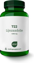 AOV 722 Lijnzaadolie 1000 mg - 90 capsules - Vetzuur