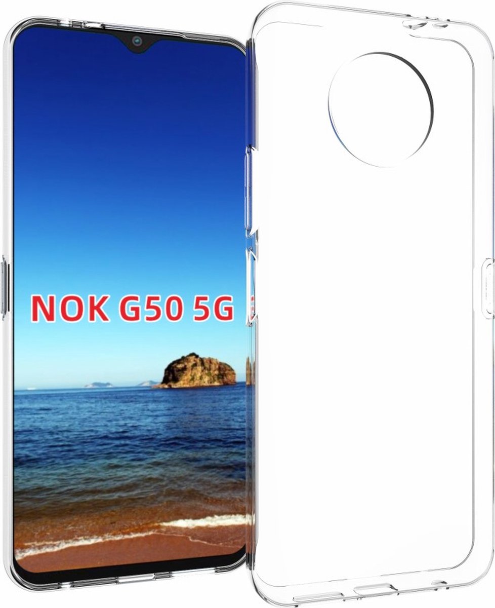 Telefoon Hoesje Nokia G50 TPU Siliconen Backcase Transparant