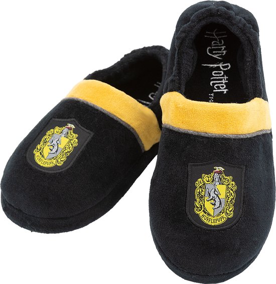 Harry Potter Huffelpuf Pantoffels - Kinderen - Zwart