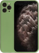 Smartphonica iPhone 11 Pro siliconen hoesje - Groen / Back Cover