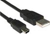 0.5M USB 2.0 AM-MINI B 5 PIN BLK CBL