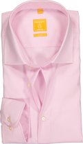 Redmond modern fit overhemd - roze - Strijkvriendelijk - Boordmaat: 43/44
