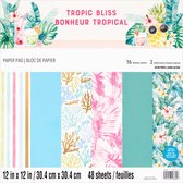 Recollections - Tropical Bliss 12x12 Inch Paper Pad (678895)
