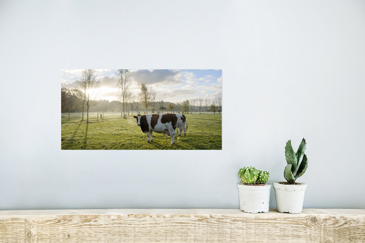 Poster Koeien in Nederland - 40x20 cm - PosterMonkey