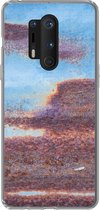 OnePlus 8 Pro - Blauw - Acier - Rouille - Coque de téléphone en Siliconen