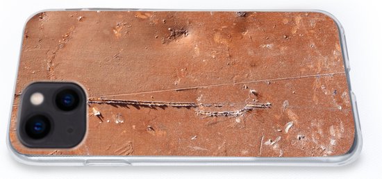 Coque iPhone 13 mini - Fer - Rouille - Marron - Siliconen