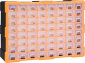 Organiser met 64 lades 52x16x37,5 cm