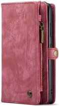 Caseme Samsung A13 5G hoesje - Vintage Portemonnee Rood