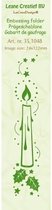 Embossing folder Candle 24x122mm