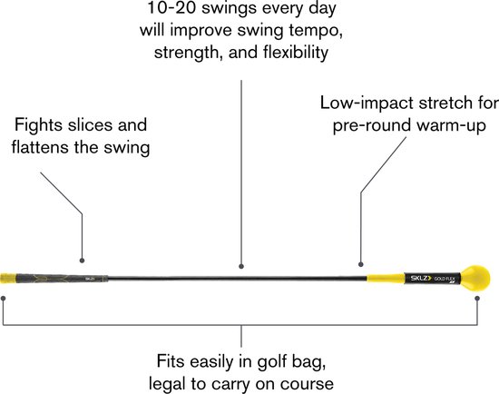 Sklz Gold Flex Trainer - Golftrainingsmateriaal - Tempo training - Warming up van SKLZ — afbeelding 2