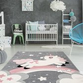 Mooyak - Vloerkleed Iris Grijs - 80cm x 150cm