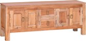 Decoways - Tv-meubel 110x30x45 cm massief mahoniehout