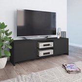 Decoways - Tv-meubel 120x30x37,5 cm spaanplaat grijs