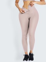 Valt groot legging met zweetband en corset - legging met zweetband dames - sportlegging dames - sportlegging dames high waist - sportlegging dames squat proof - sportlegging meisje