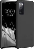kwmobile telefoonhoesje voor Samsung Galaxy S20 FE - Hoesje met siliconen coating - Smartphone case in mat zwart
