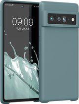 kwmobile telefoonhoesje voor Google Pixel 6 Pro - Hoesje met siliconen coating - Smartphone case in Arctische nacht