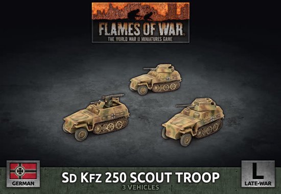 Afbeelding van het spel Sd Kfz 250 Scout Troop (Plastic)