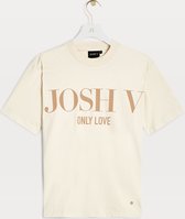 JOSH V     TEDDY ONLY LOVE T-shirt Geel - Maat XL