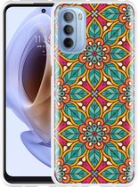 Motorola Moto G31 Hoesje Flora Mandala - Designed by Cazy