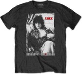 T. Rex Heren Tshirt -2XL- Nipple Zwart