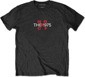 The 1975 Heren Tshirt -M- Music For Cars Zwart