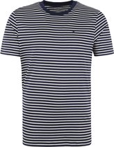 Scotch and Soda - T-Shirt Strepen Jersey Donkerblauw - L - Regular-fit