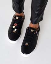 Mexx Sneaker Hemmy Black/Cognac - Dames - Maat 42