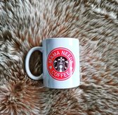 Starbucks Mok - Mama Needs Coffee - Rood - Herbruikbaar - beker - Warme dranken - Koude dranken - Thee - koffie
