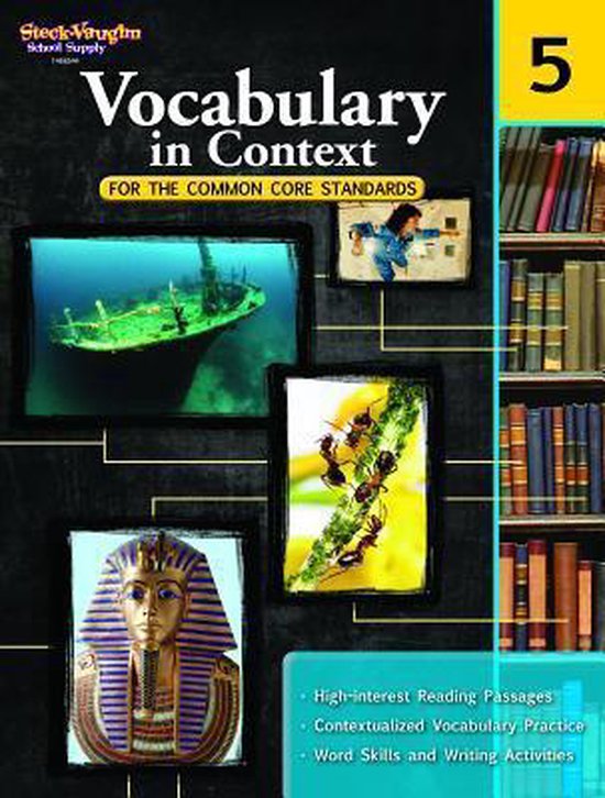Vocabulary in Contect for the Common Core Standards, Grade 5 - cover