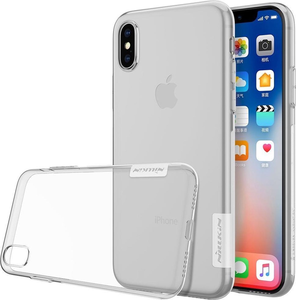 Nillkin Nature TPU Case voor de Apple iPhone X - Clear