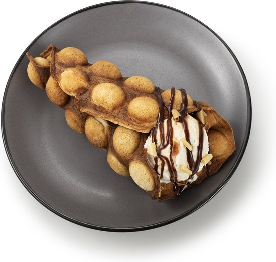 Princess 132465 Bubbelwafelijzer - Bubble wafel - Zeshoekige wafel - Roteerfunctie - 700W - IJshoorn maker - Anti aanbaklaag van Princess — afbeelding 5