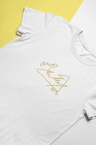 BTS Jimin Signature T-Shirt for fans | Army Dynamite | Love Sign | Unisex Maat M Wit
