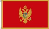 Vlag Montenegro 30x45cm