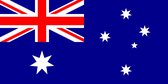 Vlag Australie 100x150cm - Glanspoly
