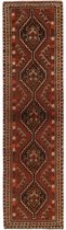 MOMO Rugs - MOMO Rugs Shiraz 13 Vloerkleed - 74x285 cm - Vierkant -  Tapijt -  - Beige, Rood, Zwart