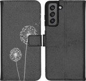 iMoshion Design Softcase Book Case Samsung Galaxy S21 FE hoesje - Dandelion