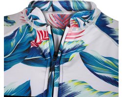 Dames lycra swimsuit XXL gebloemd