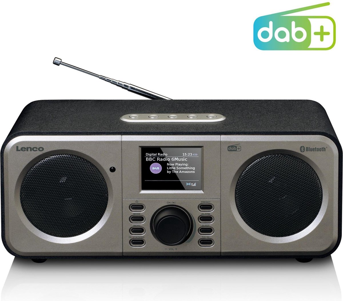 Lenco DAR-030 Radio portable Analogique et numérique Noir