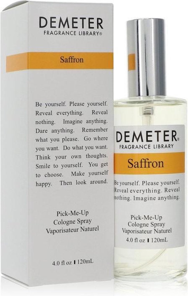 Demeter Saffron Cologne Spray (unisex) 120 Ml For Men