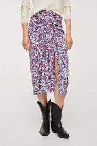 Mango Rok Bedrukte Rok Met Knoop 17073789 05 Dames Maat - S