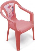 kinderstoel Unicorn 51 x 36,5 cm polypropyleen roze