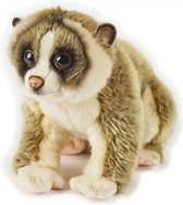 knuffellori junior 24 cm pluche lichtbruin/wit