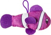 knuffel clownvis 16 cm paars