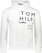 Tommy Hilfiger Sweater Wit Getailleerd - Maat L - Heren - Herfst/Winter Collectie - Katoen