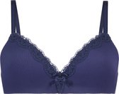 Hunkemöller Lingerie Dames Voorgevormde bh zonder beugel Lola  - Blauw - maat C75
