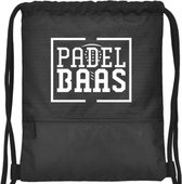 PADELBAAS Gym Bag - Zwart - Padel rackettas