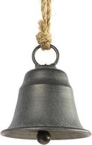 kersthanger klokje Graham 10 cm staal grijs